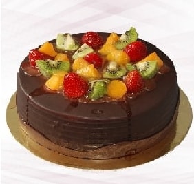 9-12 Kişilik Karışık Meyveli Yaş Pasta