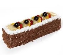 Özel Ambalajlı 4-6 Kişilik Karışık Meyveli Baton Yaş Pasta